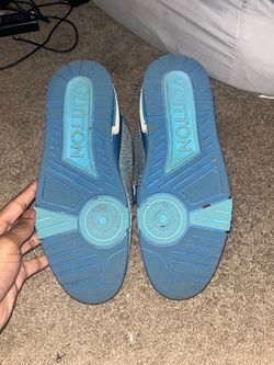 Louis Vuitton denim trainers