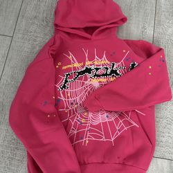 Pink Sp5der Hoodie 