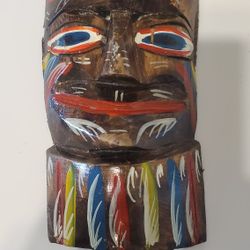 Hand Carved Wooden Mask