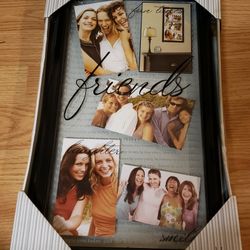 Picture Frame - words Fun Times Friends Laughter Smiles Black edge

