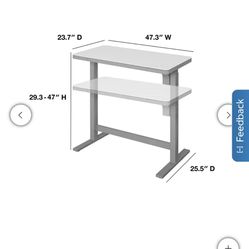 Height adjustable table from costco