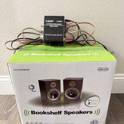 Monoprice Bookshelf speakers & Lepai Amplifier