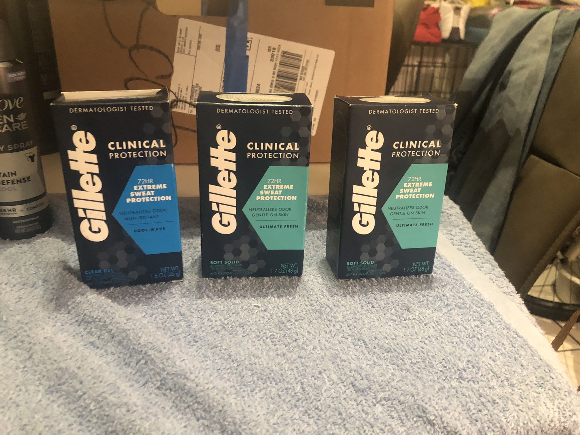 Old Spice ,dove Men+care , Degree And Gillette Deodorant