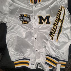 Michigan National Championship Satin Jacket