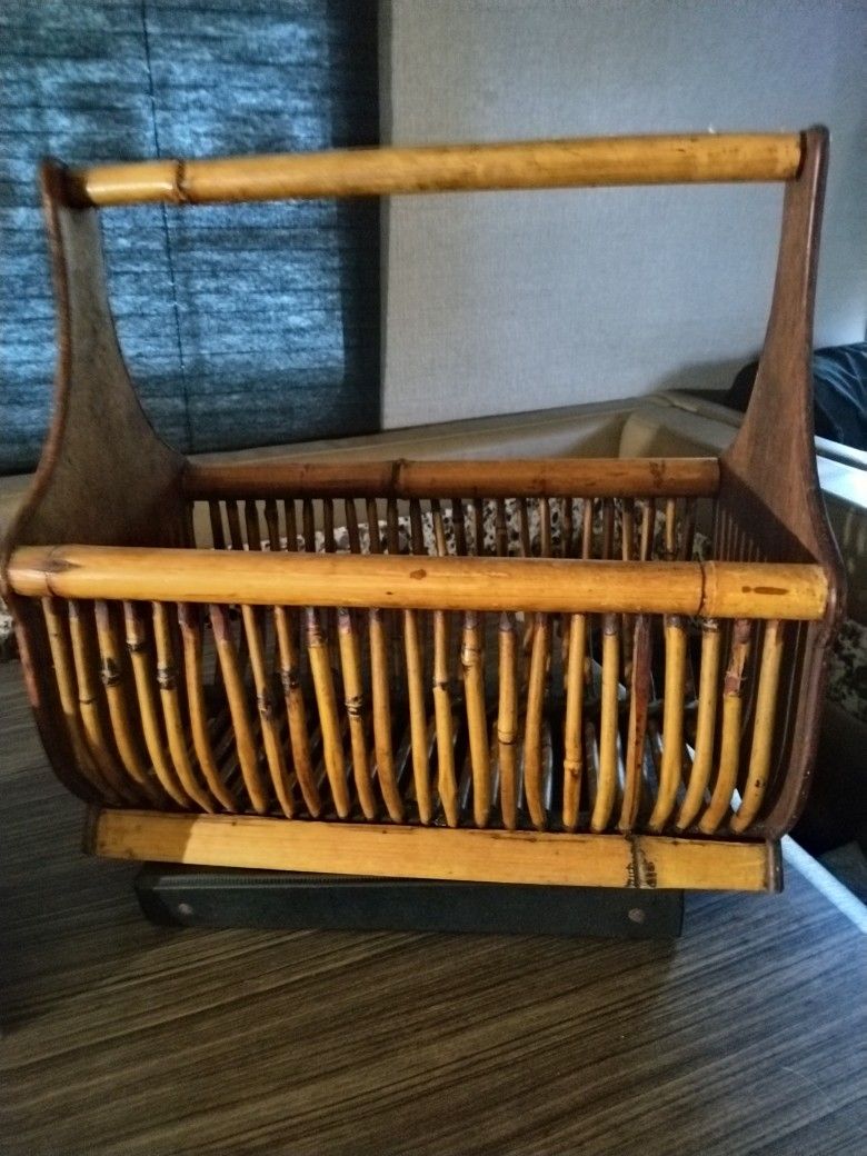 Wooden Magazine Holder