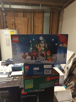 LEGO Santas Front Yard