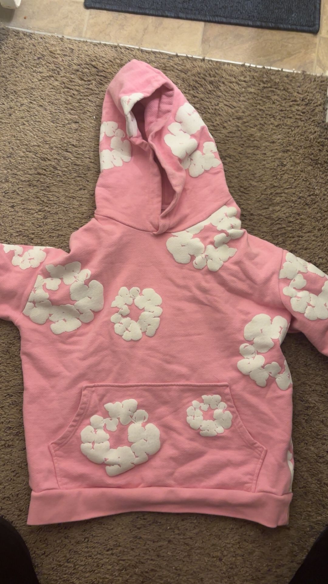 PINK DENIM TEARS HOODIE