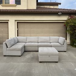 Costco Thomasville Tisdale Sectional Couch With Storage Ottoman