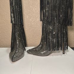 Inc Fringe Boots