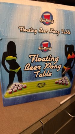 Beer pong pool float