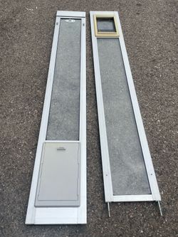 Aluminum pet door inserts for sliding glass doors, Ideal Pet Products