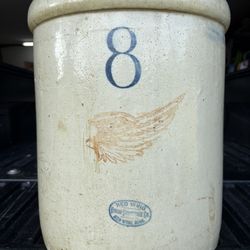 Redwing  Stoneware  Crock