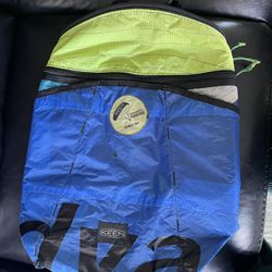 KEEN Custom backpack made from a paragliding parachute