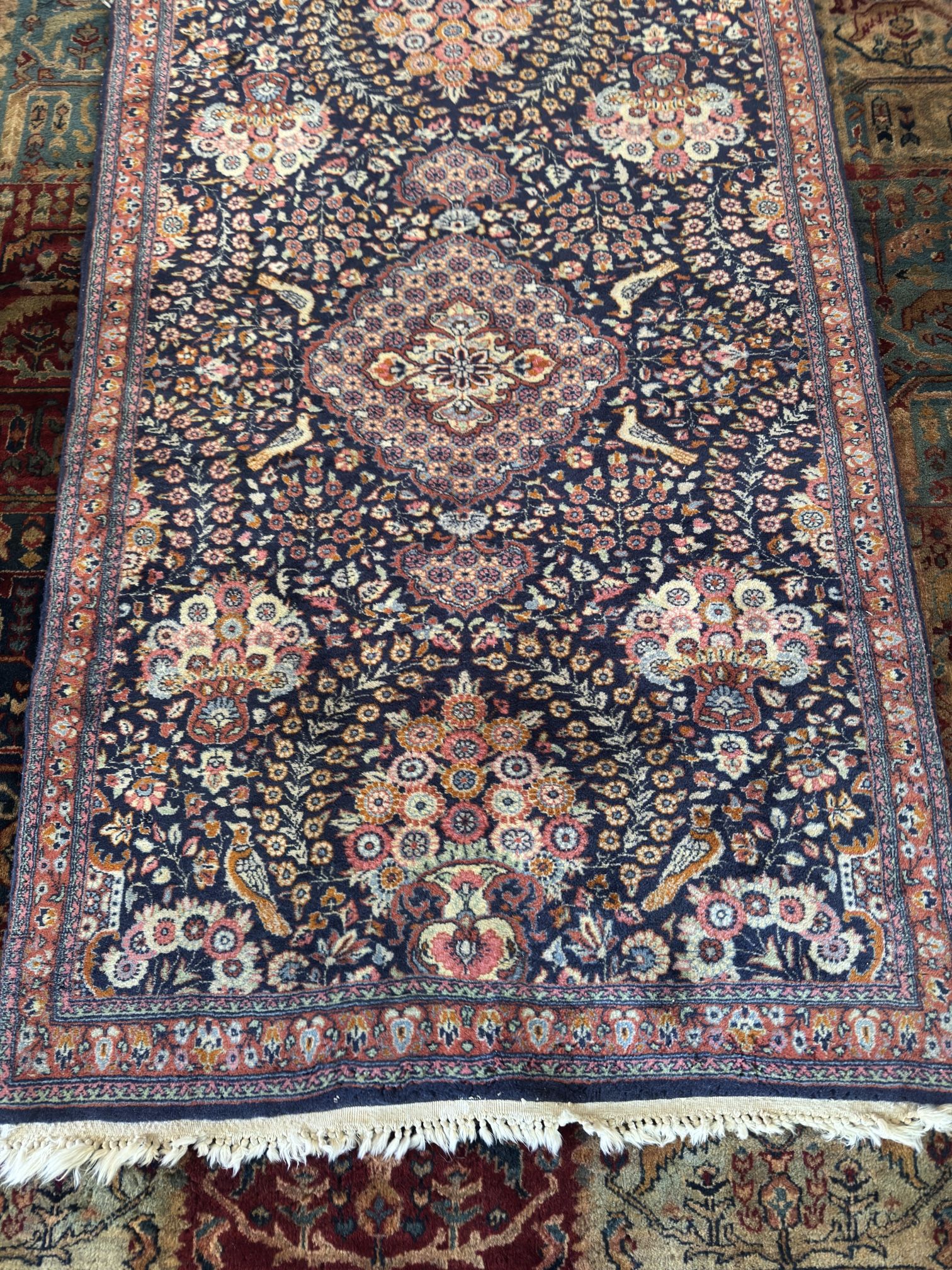 TREE of LIFE Antique Hand Knotted PERSIAN Area Rug
