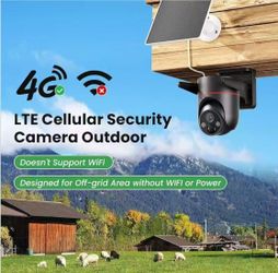 2 Pack Solar Security Camera, Wireless System. Outdoor 360° View, 2K HD Color Night Vision, Human Detection For Home Security.