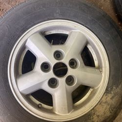 Four Rims Toyota Tacoma 1987