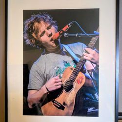 Ed Sheeran - Original Concert Photograph, Framed