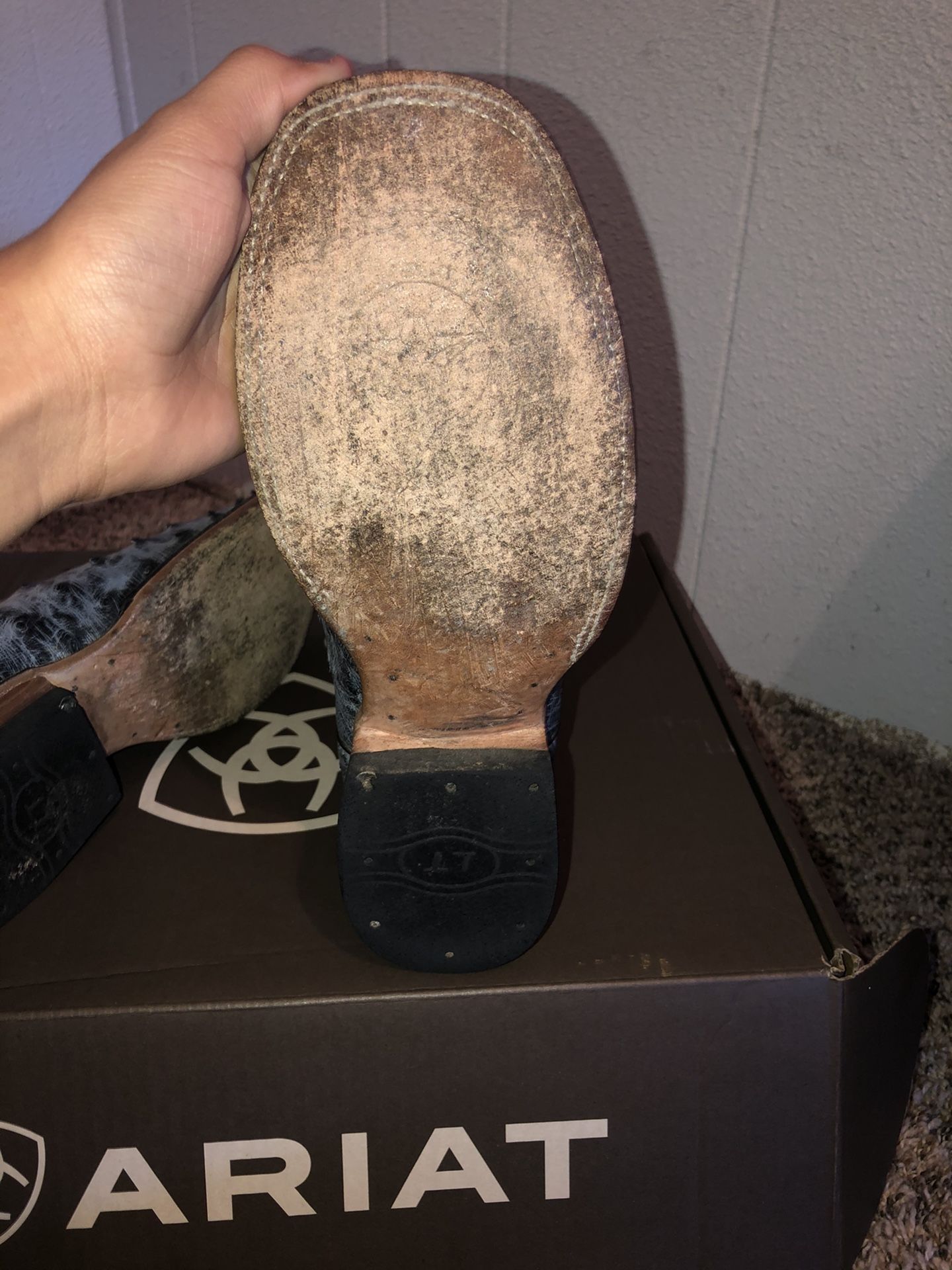 Ostrich boots