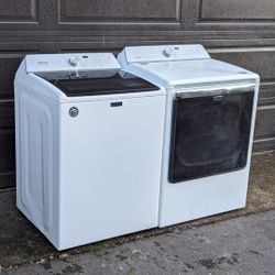 MAYTAG XL Capacity 5.0 cuft washer and 9.4 cuft Electric Dryer. Works Perfect. 30 Days warranty
