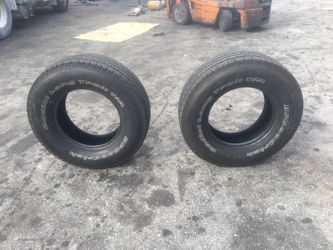 2 used tires 265/70 R16 BFGoodrich