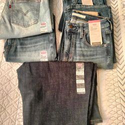 Pantalones Para Hombre Y Mujer American Eagle Y Levi's 