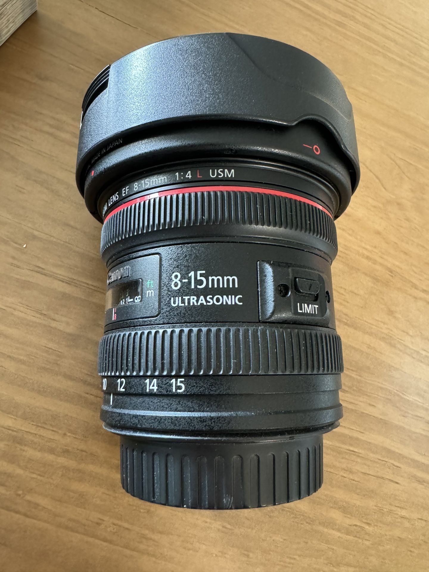 Canon EF 8-15mm f/4L Fisheye Lens