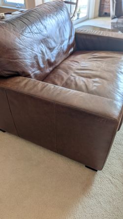 Leather Loveseat