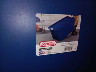 Sterilite 2 storage totes with wheels brand new 30 for both