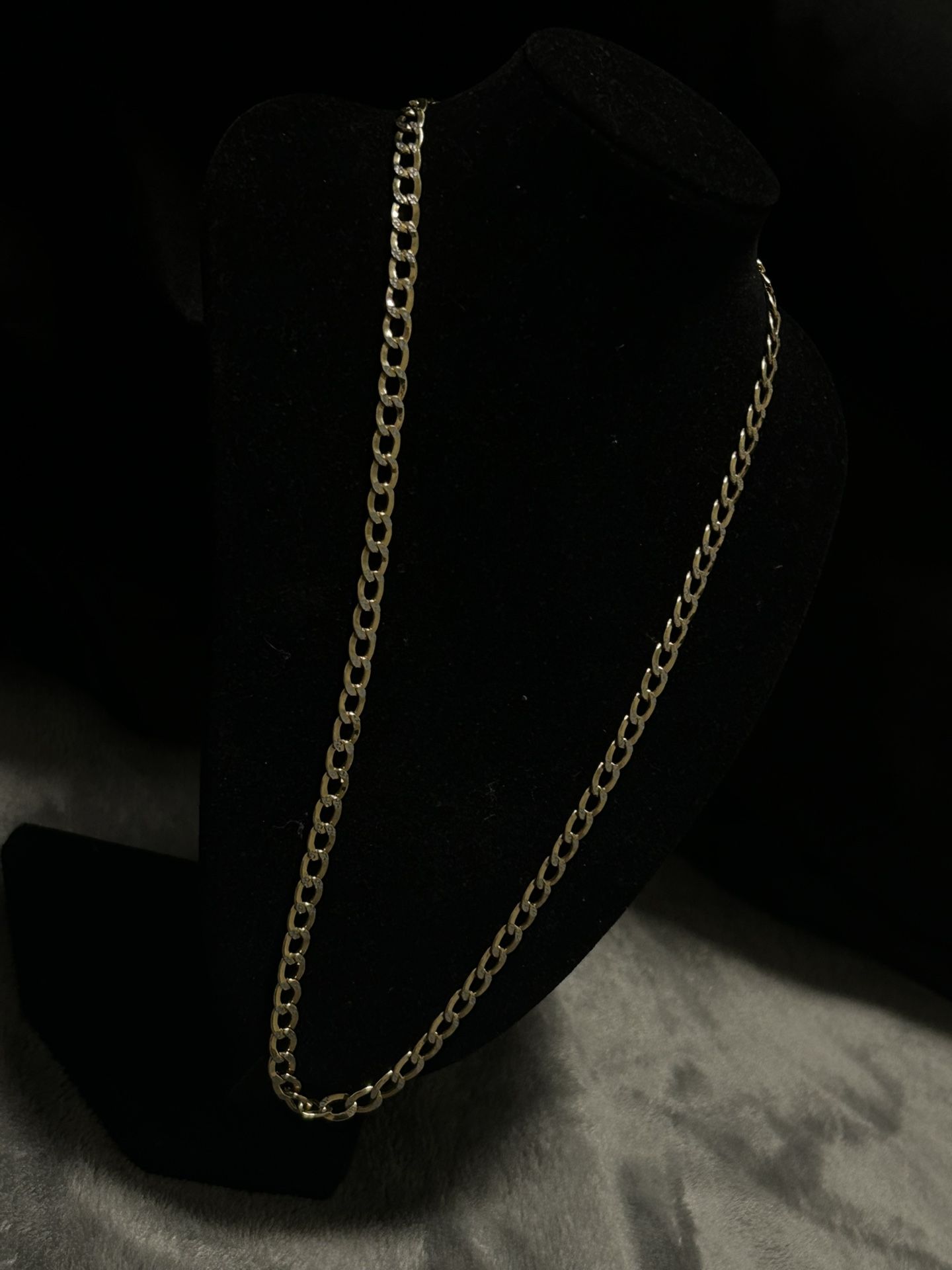 brand new 20inch 10k gold diamond cut cuban chain 5.5mm 10.7g real gold no trades