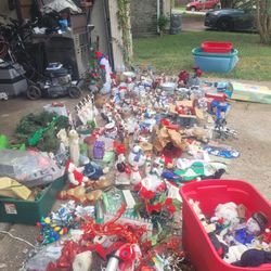 Huge Amount Christmas  Decorations  Some Vintage 