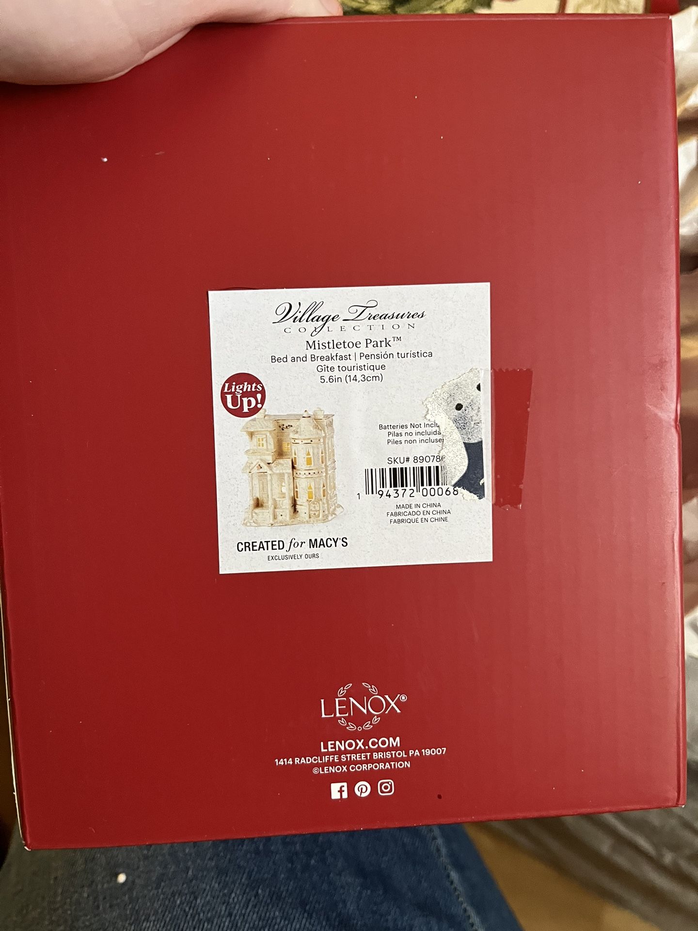 Lenox Mistletoe Park Village Figurines