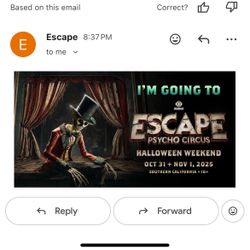 Escape 2 Tickets Nos Event center 