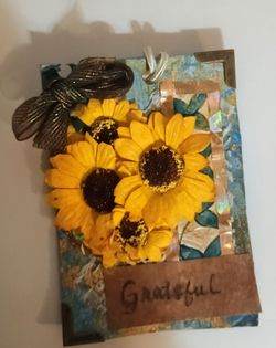 Sunflower Themed Gift Tag