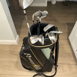 Golf Clubs Taylor Made With Carry Bag