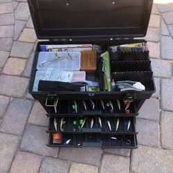 Fishing Tackle, Box & Fly Fishing Belt