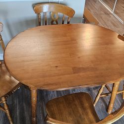 Dining set dining table and 4 chairs