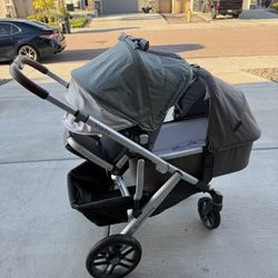 Single To Double Uppababy Vista Stroller 