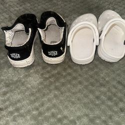 Hey Dude Size: 6C & Crocs Size: 4C