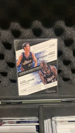 John Stockton & Karl Malone Prestige Connections Card