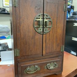 Vintage Rosewood Jewelry Box