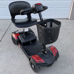 Drive Scout 4 Mobility Scooter with New Batteries and Charger