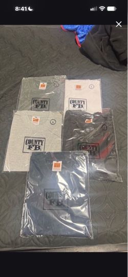 fb county heavy hard tshirts size large and xl