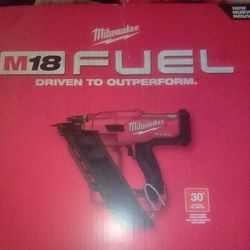 Brand New Milwaukee M18 Fuel Framing Nailer 