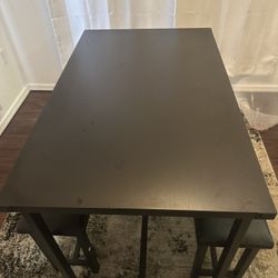 Black Dining Room Table
