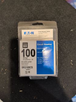 100 amp Eaton two pole breaker brand new
