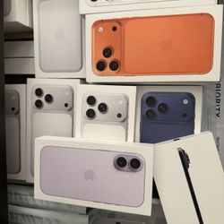 iPhone 17 Pro Max Or 17 Pro Unlocked New Sealed Box With Receipt Bonus New $50 Case & Glass Screen Protector 