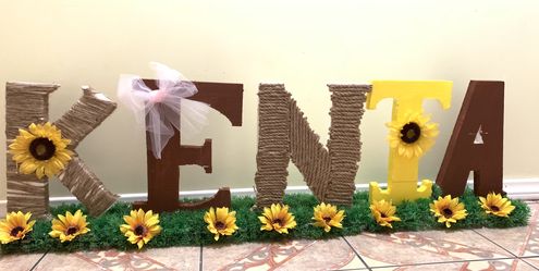 Styrofoam Lettering 18” Length