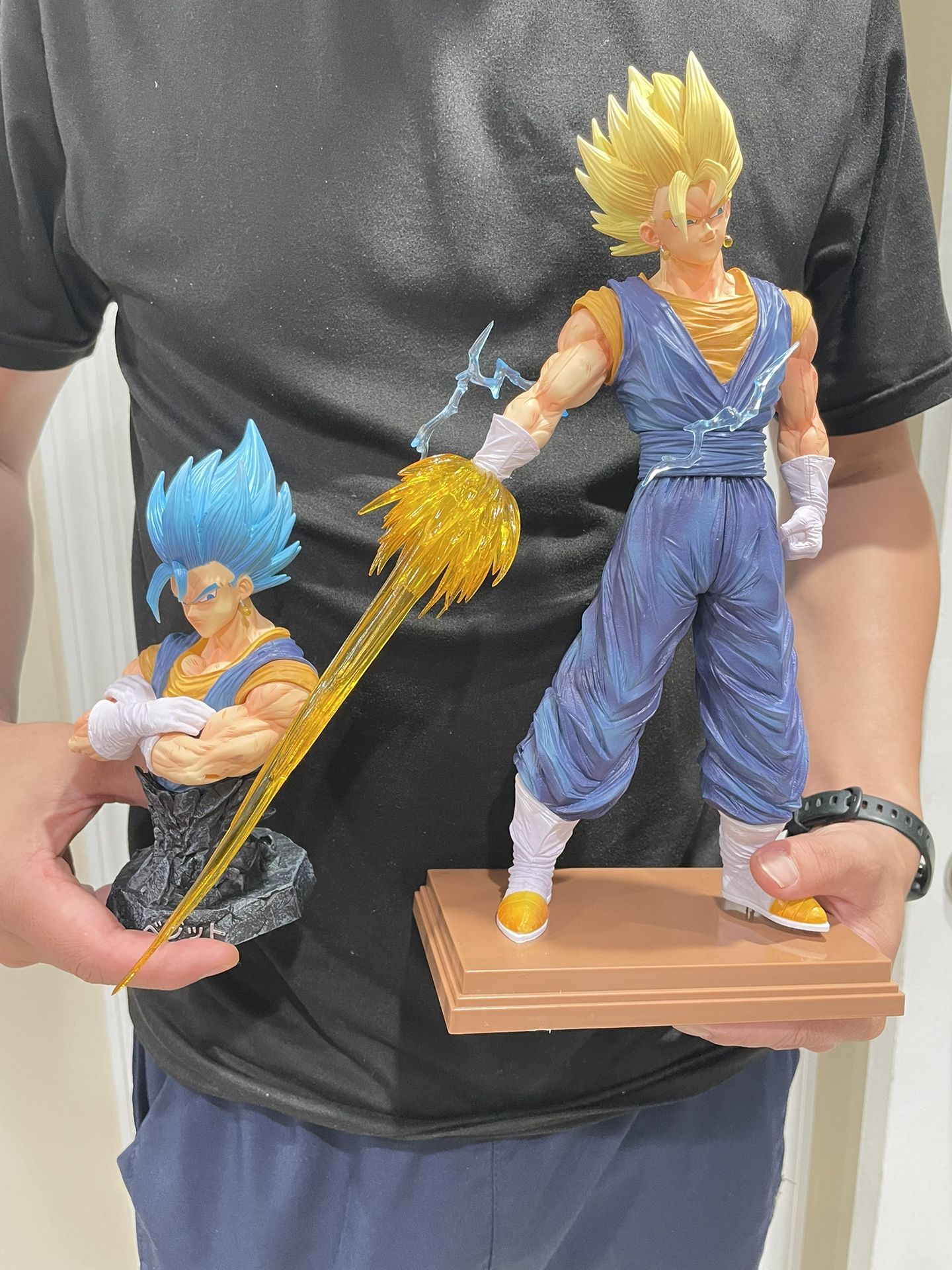 Large Dragon Ball Goku Vegeta Vegito Figure Status 