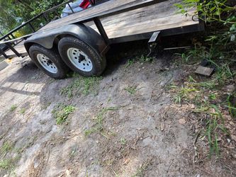 16 ftDual axle utility trailer $1200 Located Mount Dora Fla 32757