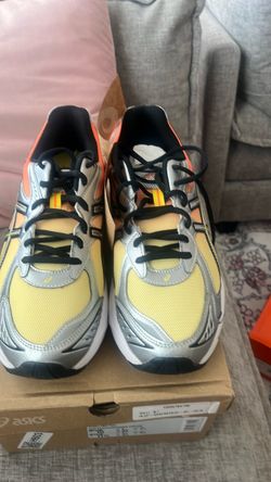 ASICS Gel Running Sneakers Yellow Orange Silver